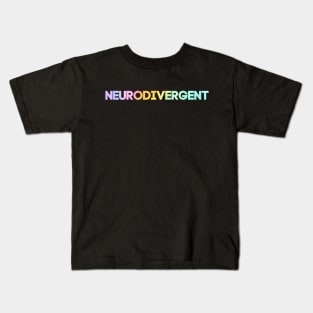 Neurodivergent Rainbow Kids T-Shirt